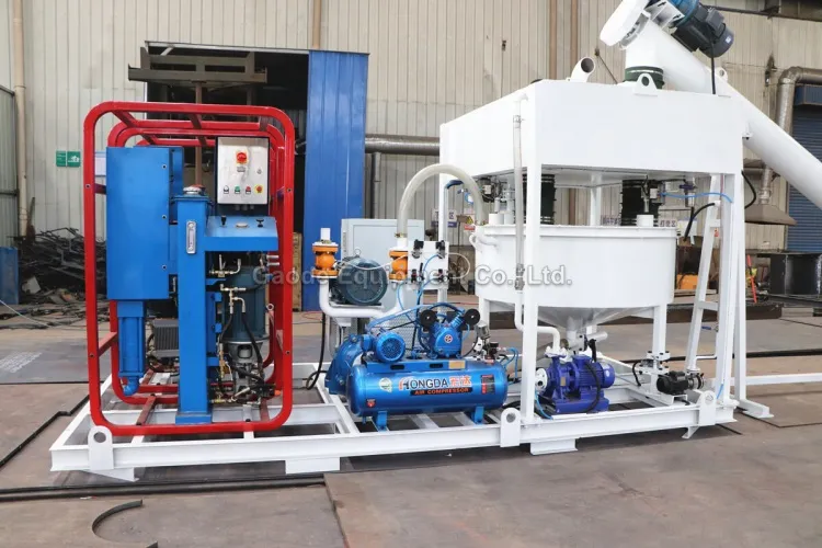 Gaodetec GGP1000/2X75/100PI-E Automatic Cement Colloidal Backfill Grout Plant